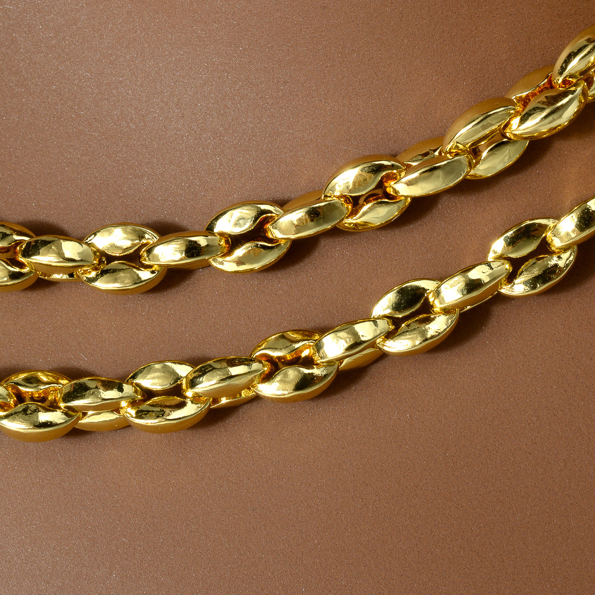 Fashionable Golden Bean Bracelet, Stackable Design Gift